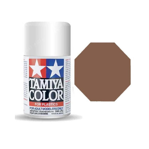 TAMIYA Lacquer Spray TS-1 Red Brown