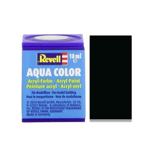 REVELL 18ml Bottle Acrylic Black Gloss