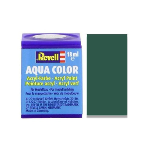 REVELL 18ml Bottle Acrylic Dark Green Matt