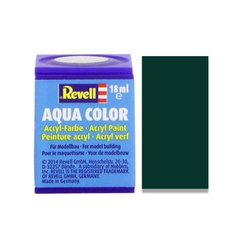 REVELL 18ml Bottle Acrylic Black-Green Matt