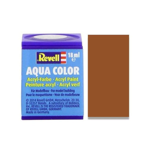 REVELL 18ml Bottle Acrylic Mud Brown Gloss