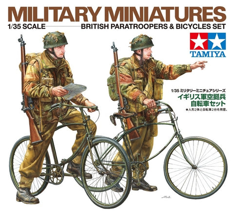 TAMIYA 1/35 British Paratroopers (2) w/Bicycles