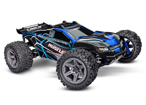 TRAXXAS RUSTLER 4X4 BL-2s BLUE