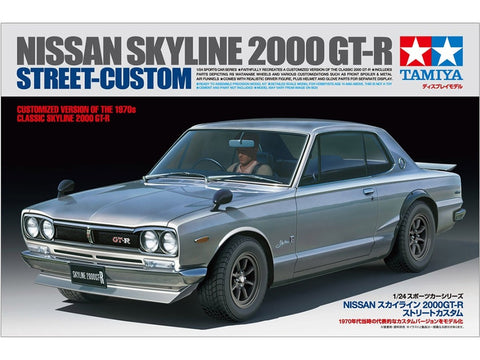 TAMIYA 1/24 Nissan Skyline 2000 GT-R Street Custom Car