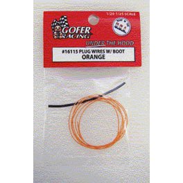 GOFER 1/24-1/25 Orange Plug Wire 2ft. w/Boot