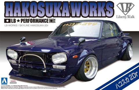 AOSHIMA 1/24 LB Works: Nissan Skyline Hakosuka 2-Door Car