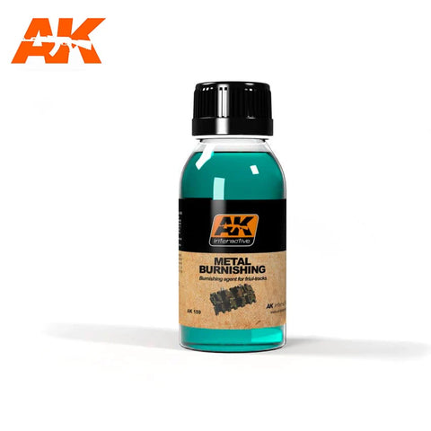 AKI Metal Burnishing Fluid 100ml Bottle