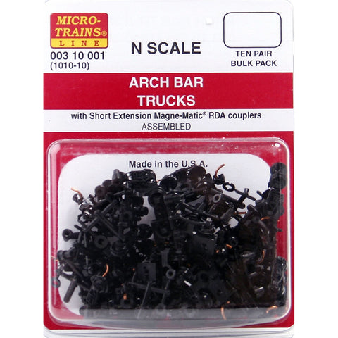 N ARCH BAR TRUCKS SHORT COUPLER 10 PK