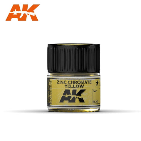 AKI Real Colors: Zinc Chromate Yellow Acrylic Lacquer Paint 10ml Bottle