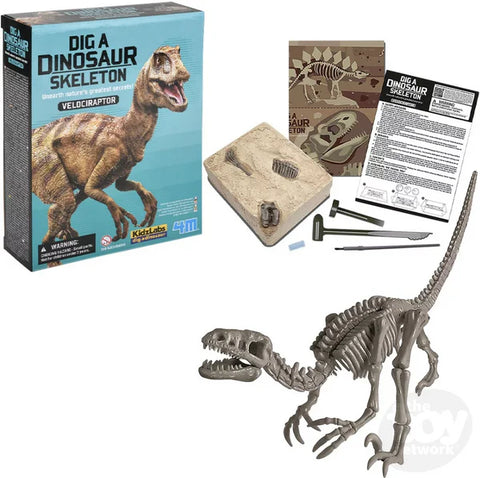 4M-Kidz Labs Dig A Dino Velociraptor