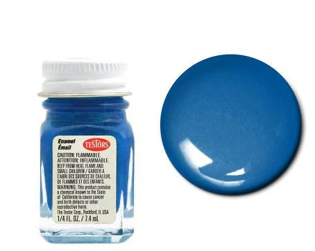 TESTORS 1/4oz. Bottle Finishing Enamel Gloss Dark Blue