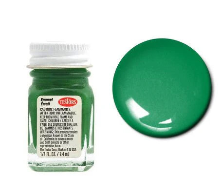 TESTORS 1/4oz. Bottle Finishing Enamel Gloss Green