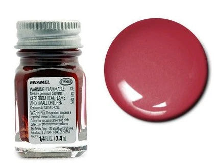 TESTORS 1/4oz. Bottle Finishing Enamel Red Metal Flake