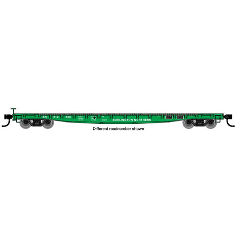 WALTHERS HO 53' GSC Flatcar - Burlington Northern #612866