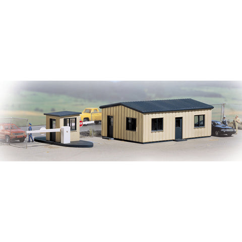 HO YARD OFFICE W/ GATEHOUSE KIT