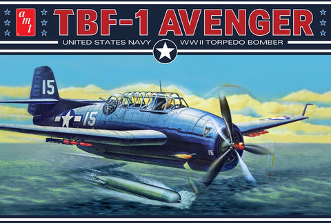 AMT 1/48 TBF1 Avenger USN WWII Torpedo Bomber