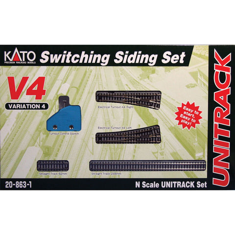 KATO N  V4 Switching Siding Set