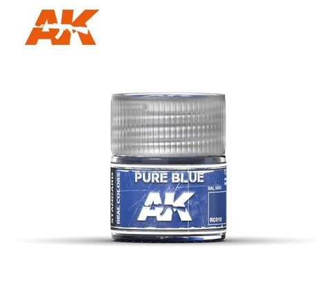 AKI Real Colors: Pure Blue Acrylic Lacquer Paint 10ml Bottle