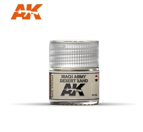 AKI Real Colors: Iraqi Army Desert Sand Acrylic Lacquer Paint 10ml Bottle