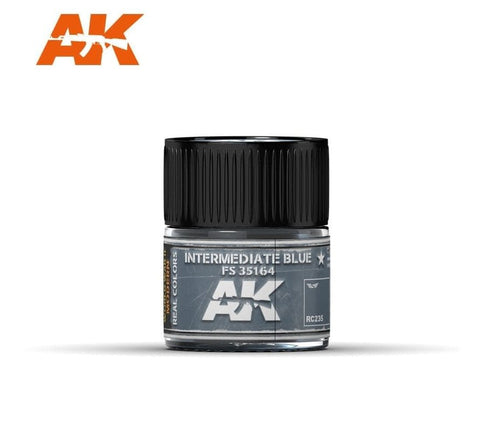 AKI Real Colors: Intermediate Blue FS35164 Acrylic Lacquer Paint 10ml Bottle