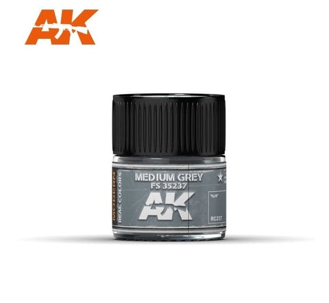 AKI Real Colors: Medium Grey FS35237 Acrylic Lacquer Paint 10ml Bottle