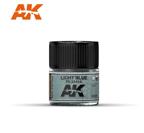 AKI Real Colors: Light Blue FS35414 Acrylic Lacquer Paint 10ml Bottle