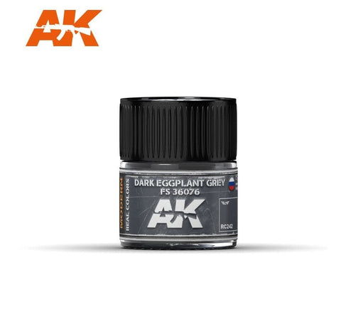 AKI Real Colors: Dark Eggplant Grey FS36076 Acrylic Lacquer Paint 10ml Bottle