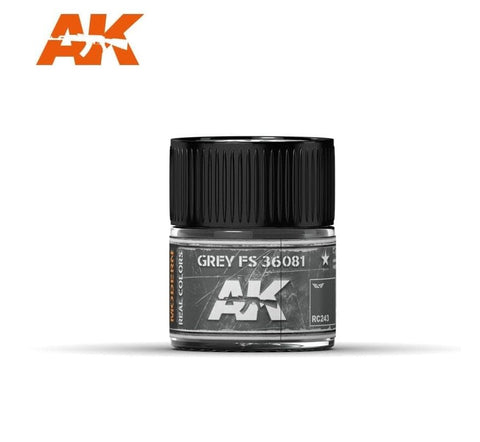 AKI Real Colors: Grey FS36081 Acrylic Lacquer Paint 10ml Bottle