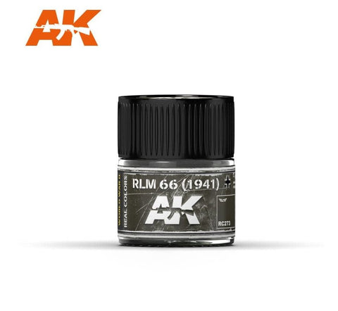 AKI Real Colors: RLM66 1941 Grey Acrylic Lacquer Paint 10ml Bottle