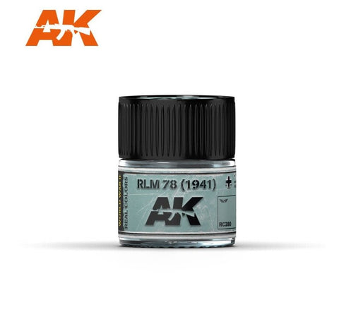 AKI Real Colors: RLM78 1941 Blue Acrylic Lacquer Paint 10ml Bottle