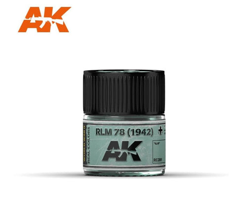 AKI Real Colors: RLM78 1942 Blue Acrylic Lacquer Paint 10ml Bottle