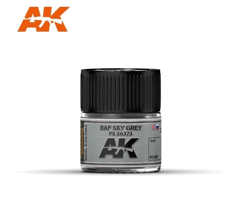 AKI Real Colors: RAF Sky Grey/DKH L40/52 Grau FS26373 Acrylic Lacquer Paint 10ml Bottle