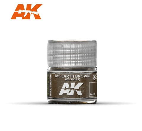 AKI Real Colors: Nº5 Earth Brown FS30099 Acrylic Lacquer Paint 10ml Bottle