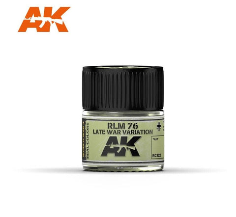 AKI Real Colors: RLM76 Late War Variation Blue Acrylic Lacquer Paint 10ml Bottle