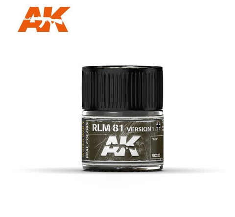 AKI Real Colors: RLM81 Version 1 Brown Acrylic Lacquer Paint 10ml Bottle