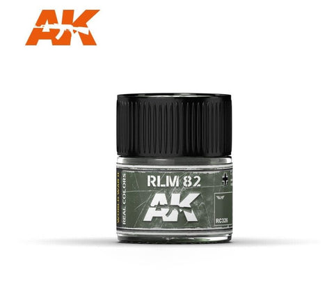 AKI Real Colors: RLM82 Green Acrylic Lacquer Paint 10ml Bottle