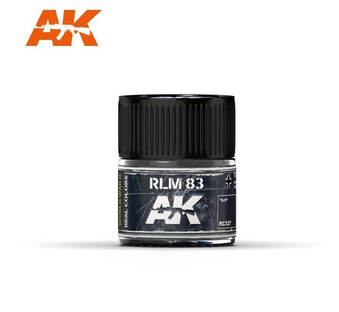 AKI Real Colors: RLM83 Green Acrylic Lacquer Paint 10ml Bottle