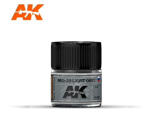 AKI Real Colors: MiG29 Light Grey Acrylic Lacquer Paint 10ml Bottle