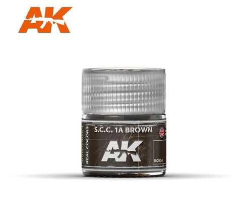 AKI Real Colors: SCC 1A Brown Acrylic Lacquer Paint 10ml Bottle