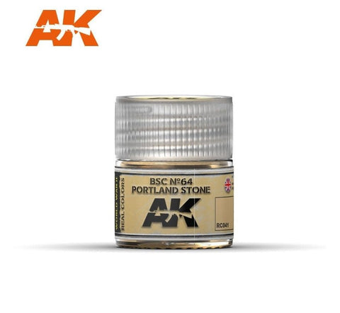 AKI Real Colors: BSC Nº64 Portland Stone Acrylic Lacquer Paint 10ml Bottle