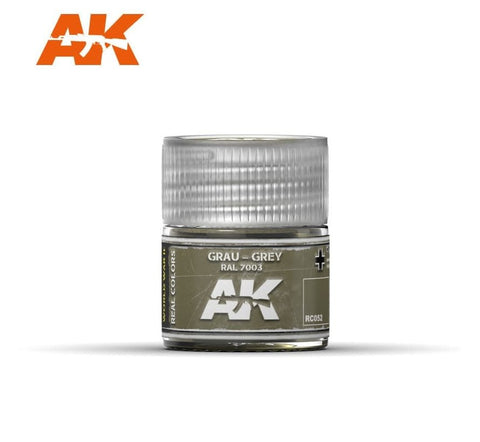 AKI Real Colors: RAL7003 RLM02 Grey Acrylic Lacquer Paint 10ml Bottle