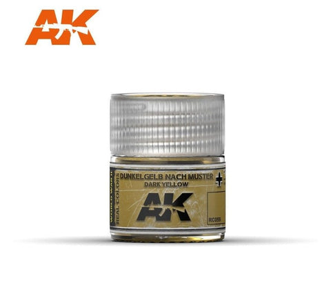 AKI Real Colors: Muster Dark Yellow Acrylic Lacquer Paint 10ml Bottle