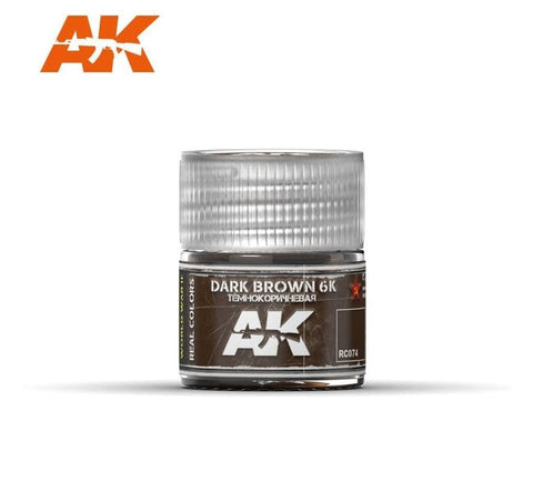 AKI Real Colors: Dark Brown 6K Acrylic Lacquer Paint 10ml Bottle