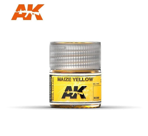 AKI Real Colors: Maize Yellow Acrylic Lacquer Paint 10ml Bottle