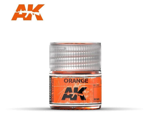 AKI Real Colors: Orange Acrylic Lacquer Paint 10ml Bottle