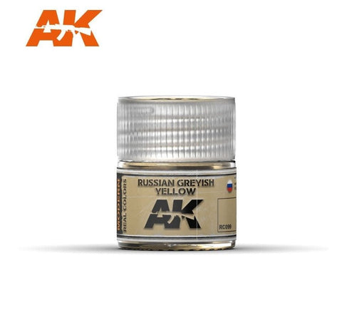 AKI Real Colors: Russian Greyish Yellow Acrylic Lacquer Paint 10ml Bottle