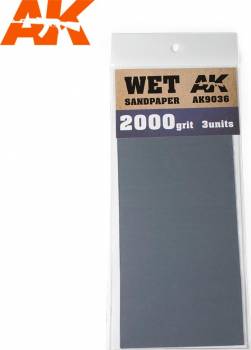 AKI Wet Sandpaper Sheets 2000 Grit (3)