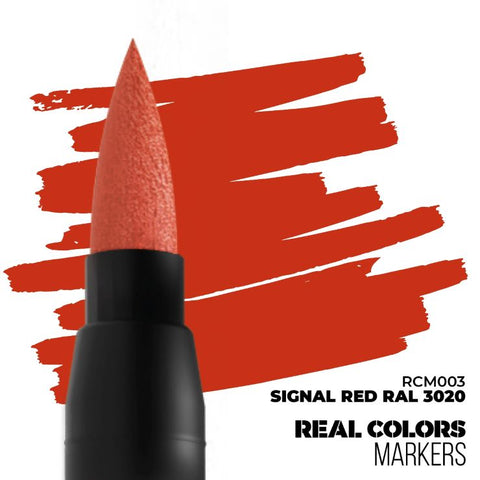 AKI Real Colors Acrylic Paint Marker Signal Red RAL3020