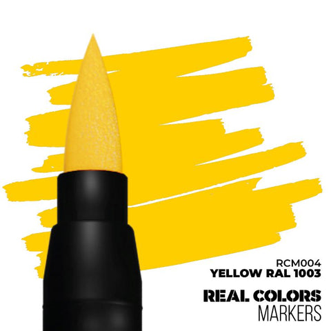 AKI Real Colors Acrylic Paint Marker Yellow RAL1003