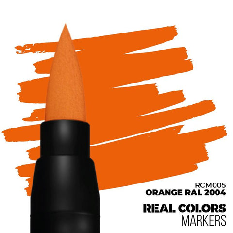 AKI Real Colors Acrylic Paint Marker Orange RAL2004